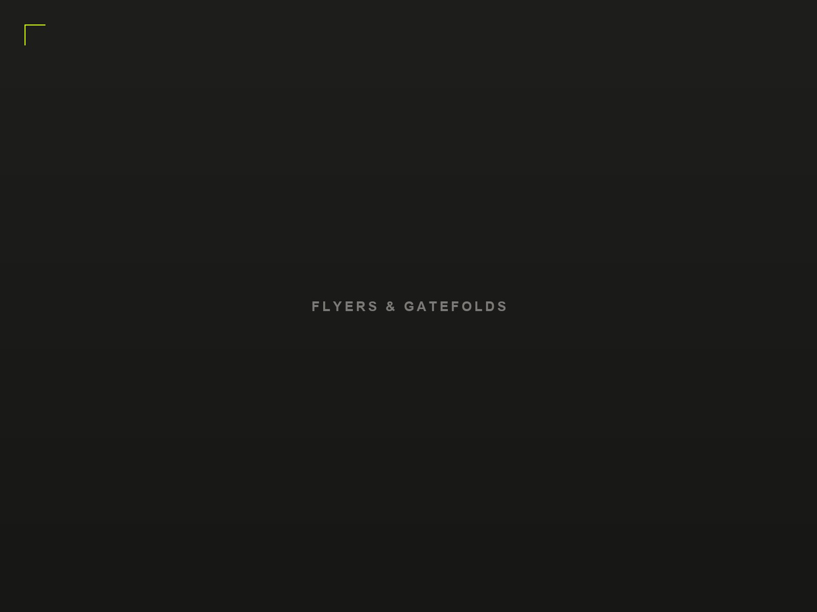 Flyers & Gatefolds