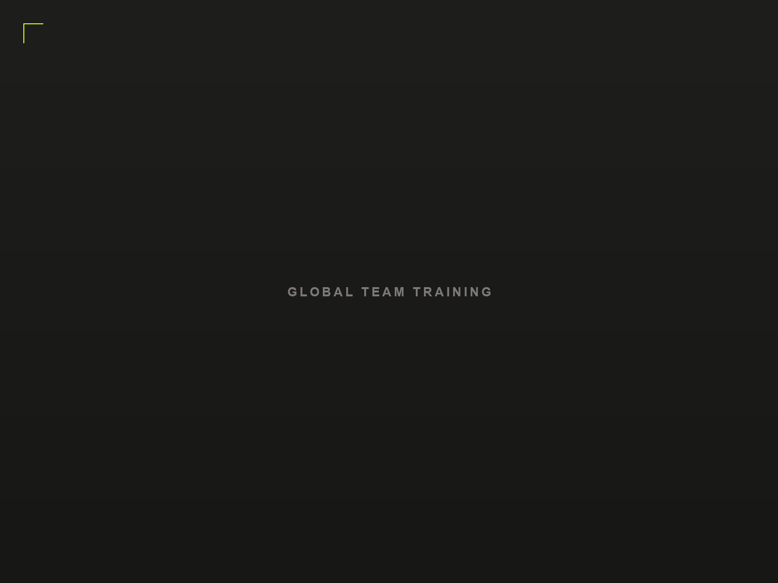 Global Team Training