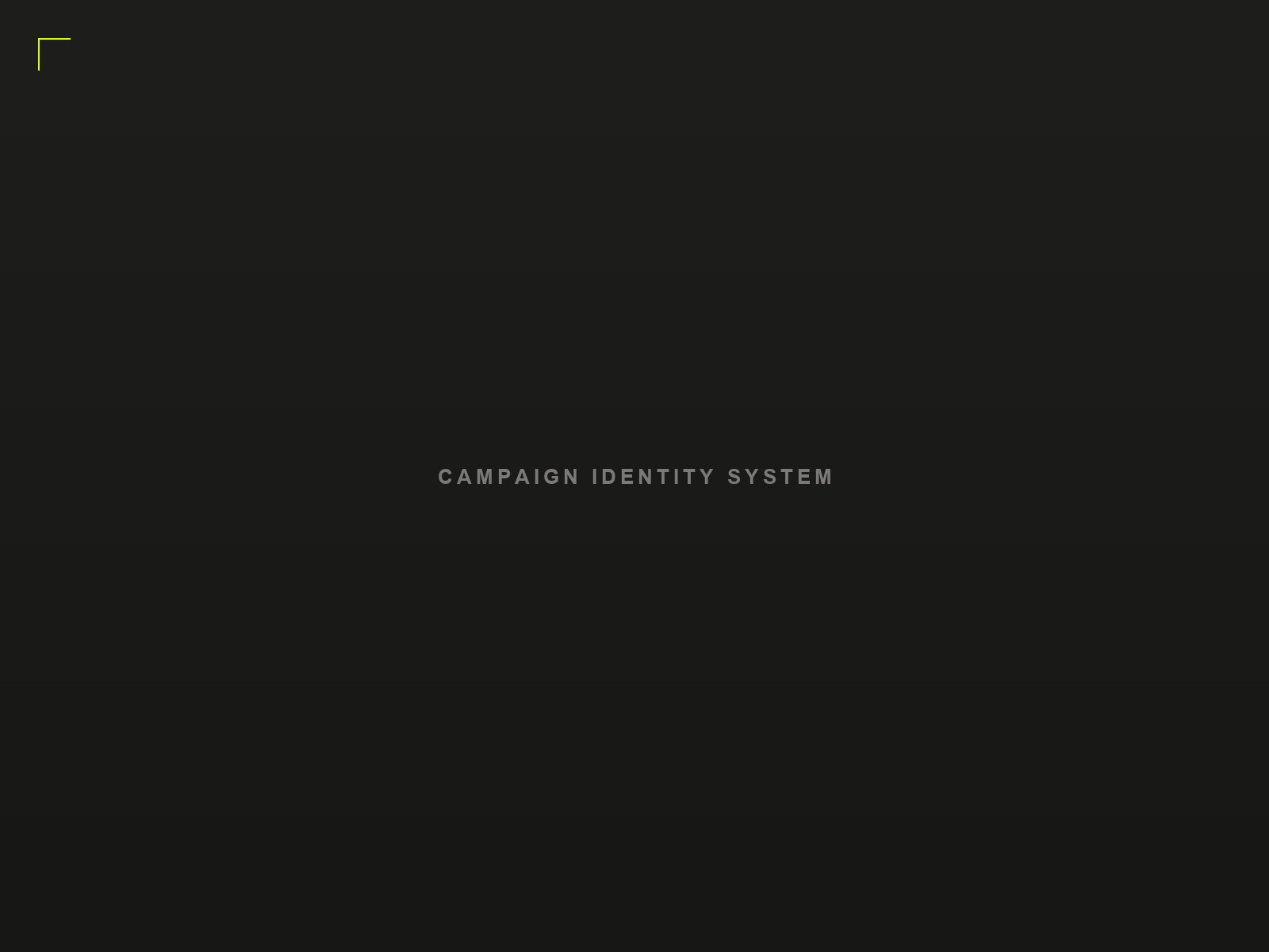 Campaign Identity System
