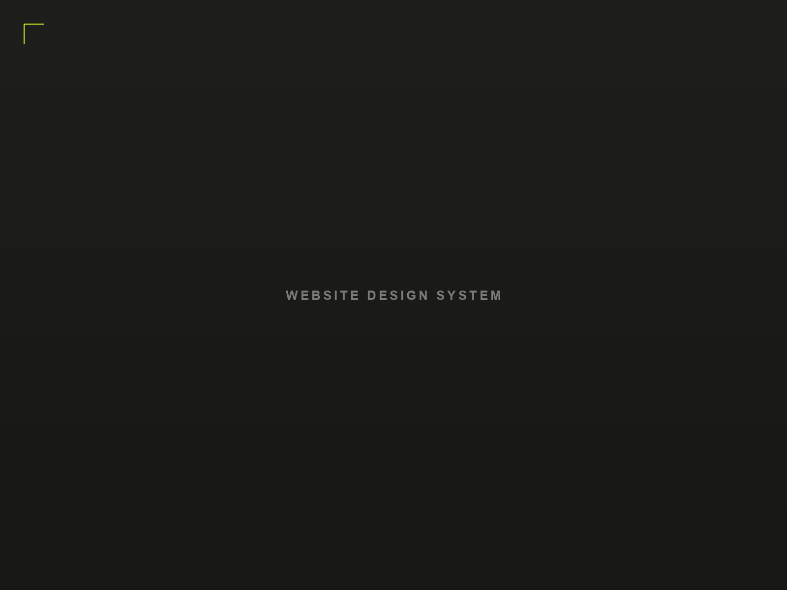 Website Design System
