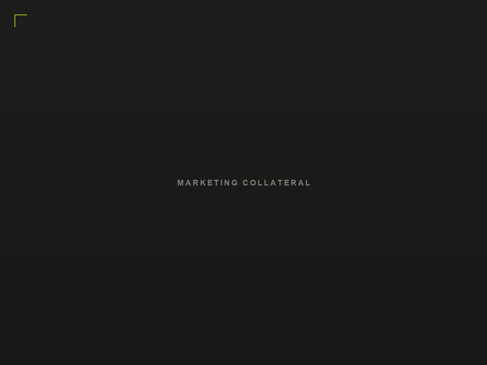 Marketing Collateral