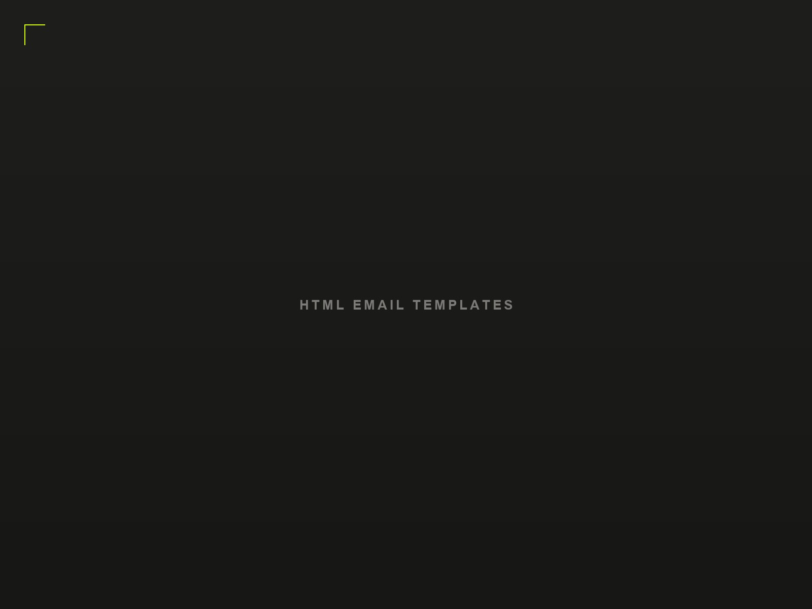 HTML Email Templates